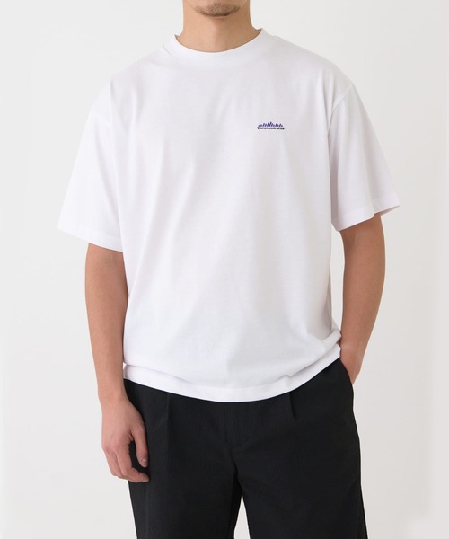 THOUSAND MILE(サウザンドマイル)の「THOUSAND MILE/サウザンドマイル SHORT SLEEVE TEE Tシャツ(Tシャツ/カットソー・メンズ・ネイビー/ホワイト/ブラック・S/M/L/XL)」の4枚目の写真