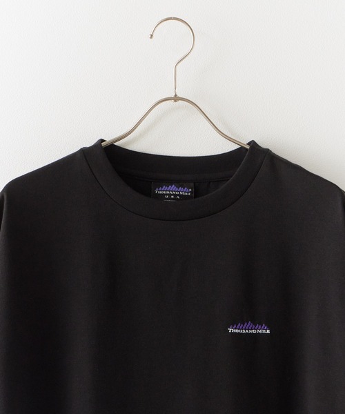 THOUSAND MILE(サウザンドマイル)の「THOUSAND MILE/サウザンドマイル SHORT SLEEVE TEE Tシャツ(Tシャツ/カットソー・メンズ・ネイビー/ホワイト/ブラック・S/M/L/XL)」の16枚目の写真