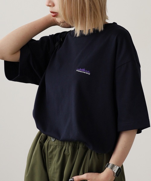 THOUSAND MILE(サウザンドマイル)の「THOUSAND MILE/サウザンドマイル SHORT SLEEVE TEE Tシャツ(Tシャツ/カットソー・メンズ・ネイビー/ホワイト/ブラック・S/M/L/XL)」の9枚目の写真
