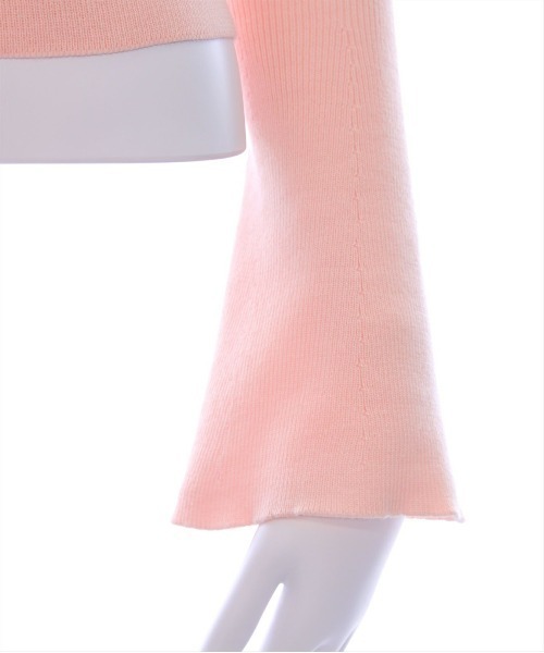 clear（クリア）の「オフショルニットリボントップス[スタイルアップ 大人フェミニン]≪再入荷≫（ニット/セーター・レディース・ブラック/グレー/ピンク/ミント・F）」の17枚目の写真