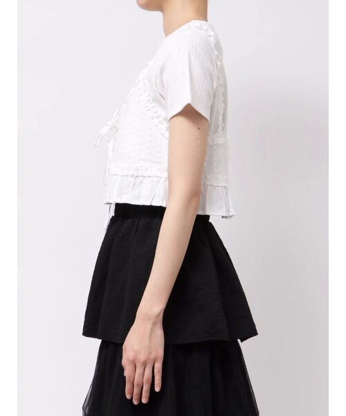 merry jenny(メリージェニー)の「twinkle flower bustier(シャツ/ブラウス・レディース・アイボリー/ブラック・FREE)」の22枚目の写真