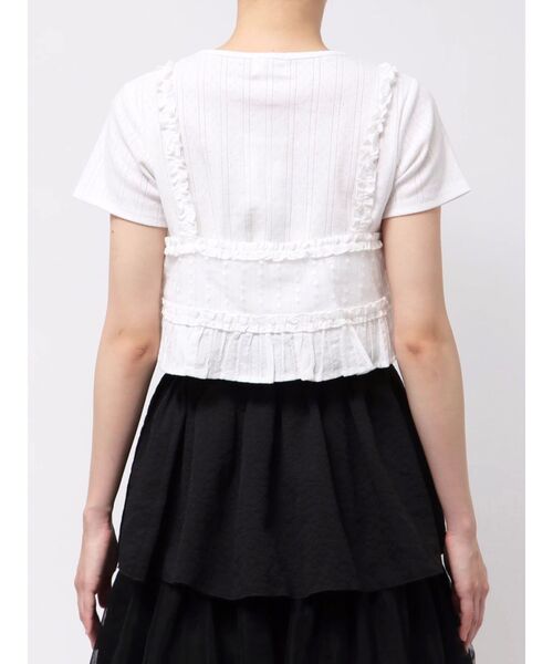 merry jenny(メリージェニー)の「twinkle flower bustier(シャツ/ブラウス・レディース・アイボリー/ブラック・FREE)」の21枚目の写真