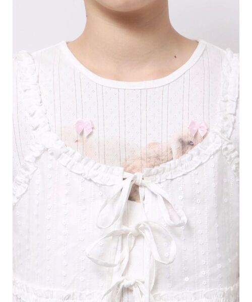 merry jenny(メリージェニー)の「twinkle flower bustier(シャツ/ブラウス・レディース・アイボリー/ブラック・FREE)」の20枚目の写真