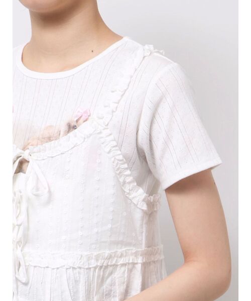 merry jenny(メリージェニー)の「twinkle flower bustier(シャツ/ブラウス・レディース・アイボリー/ブラック・FREE)」の19枚目の写真