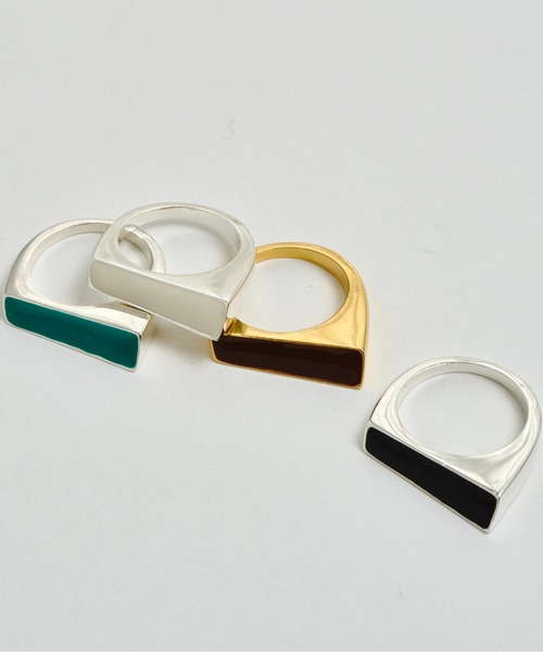 loni（ロニ）の「Color Peak Ring.I（リング・レディース・ホワイト/ブラウン/グリーン/ブラック・#11/#13）」の13枚目の写真