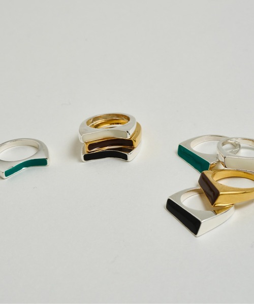 loni（ロニ）の「Color Peak Ring.I（リング・レディース・ホワイト/ブラウン/グリーン/ブラック・#11/#13）」の15枚目の写真