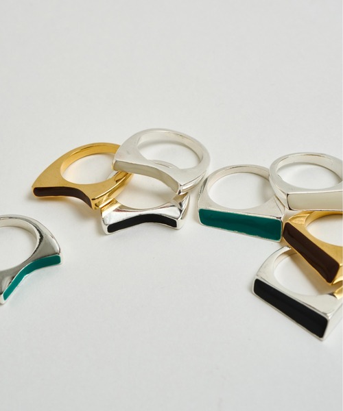 loni（ロニ）の「Color Peak Ring.I（リング・レディース・ホワイト/ブラウン/グリーン/ブラック・#11/#13）」の16枚目の写真
