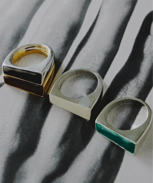 loni（ロニ）の「Color Peak Ring.I（リング・レディース・ホワイト/ブラウン/グリーン/ブラック・#11/#13）」の10枚目の写真