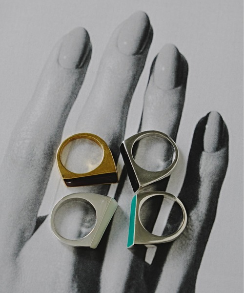 loni（ロニ）の「Color Peak Ring.I（リング・レディース・ホワイト/ブラウン/グリーン/ブラック・#11/#13）」の11枚目の写真