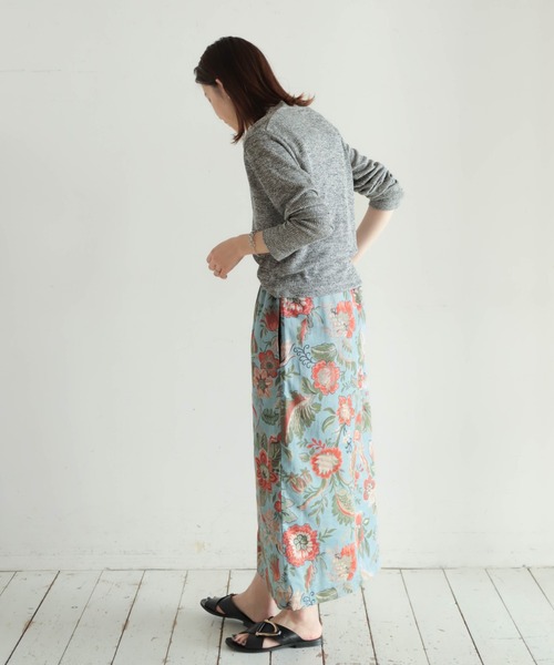 メランジライトリブ Vネックカーデ | NOMBRE IMPAIR