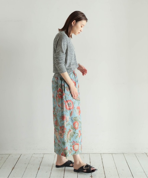 メランジライトリブ Vネックカーデ | NOMBRE IMPAIR