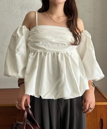efill | スリーブ バルーン オフショルダー ブラウス(シャツ/ブラウス)