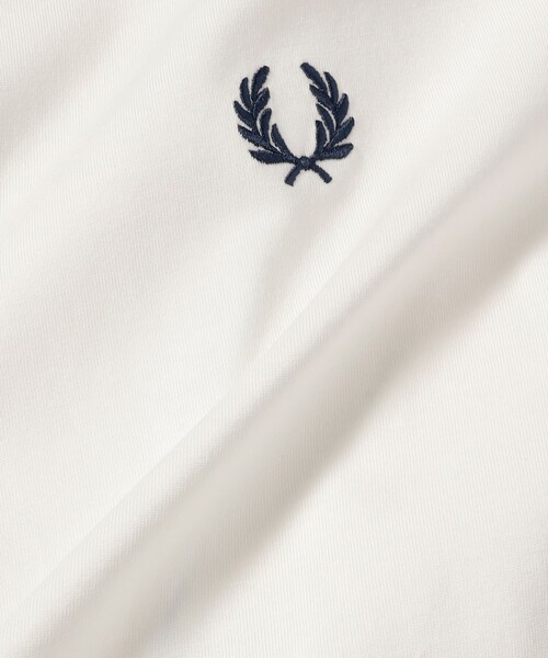 FRED PERRY(フレッドペリー)の「FRED PERRY / TAPED RINGER T-SHIRT(Tシャツ/カットソー・レディース・ブラック/サックスブルー/ホワイト・SMALL)」の14枚目の写真