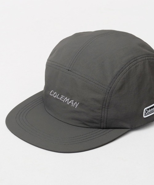 COLEMAN(コールマン)の「Coleman刺繍 撥水 ナイロン ジェットキャップ 吸水速乾スベリ使用(キャップ・メンズ・ブラック/ネイビー/チャコール・FREE)」の3枚目の写真