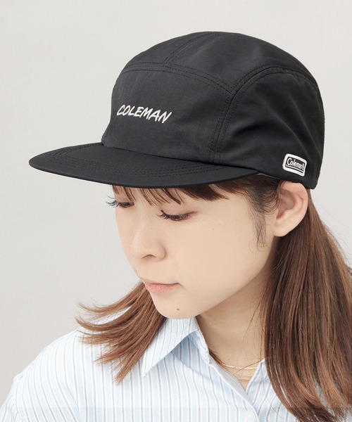 COLEMAN(コールマン)の「Coleman刺繍 撥水 ナイロン ジェットキャップ 吸水速乾スベリ使用(キャップ・メンズ・ブラック/ネイビー/チャコール・FREE)」の8枚目の写真