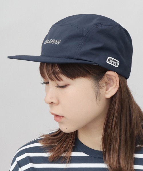 COLEMAN(コールマン)の「Coleman刺繍 撥水 ナイロン ジェットキャップ 吸水速乾スベリ使用(キャップ・メンズ・ブラック/ネイビー/チャコール・FREE)」の12枚目の写真