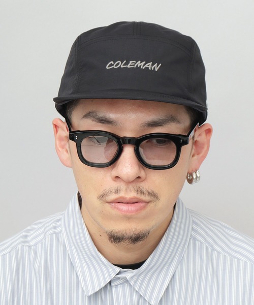 COLEMAN(コールマン)の「Coleman刺繍 撥水 ナイロン ジェットキャップ 吸水速乾スベリ使用(キャップ・メンズ・ブラック/ネイビー/チャコール・FREE)」の22枚目の写真