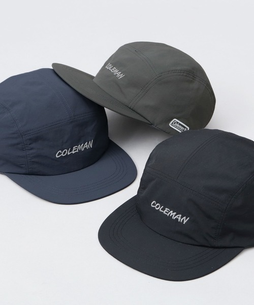COLEMAN(コールマン)の「Coleman刺繍 撥水 ナイロン ジェットキャップ 吸水速乾スベリ使用(キャップ・メンズ・ブラック/ネイビー/チャコール・FREE)」の13枚目の写真