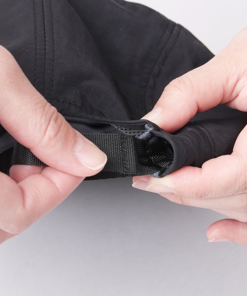 COLEMAN(コールマン)の「Coleman刺繍 撥水 ナイロン ジェットキャップ 吸水速乾スベリ使用(キャップ・メンズ・ブラック/ネイビー/チャコール・FREE)」の21枚目の写真