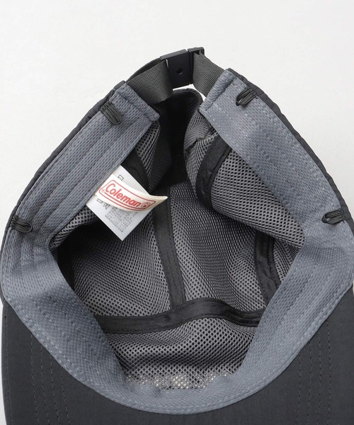 COLEMAN(コールマン)の「Coleman刺繍 撥水 ナイロン ジェットキャップ 吸水速乾スベリ使用(キャップ・メンズ・ブラック/ネイビー/チャコール・FREE)」の22枚目の写真