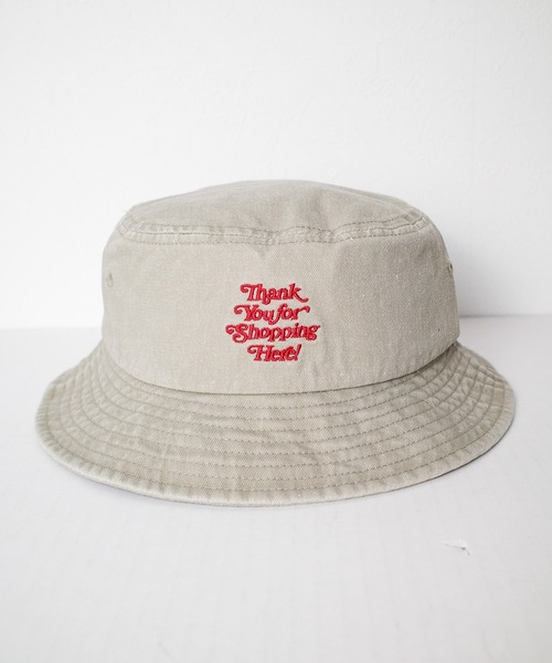 FRUIT OF THE LOOM（フルーツオブザルーム）の「【RS】【FRUIT OF THE LOOM】Pigment BUCKET HAT（ハット・メンズ・インディゴブルー/アイボリー/ブラウン/ベージュ/ブラック・FREE）」の4枚目の写真