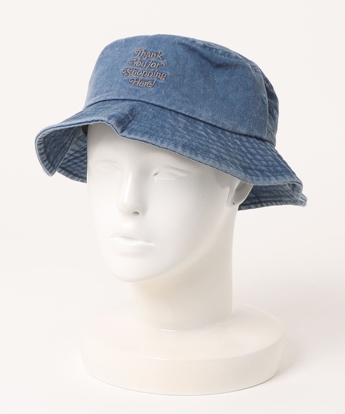 FRUIT OF THE LOOM（フルーツオブザルーム）の「【RS】【FRUIT OF THE LOOM】Pigment BUCKET HAT（ハット・メンズ・インディゴブルー/アイボリー/ブラウン/ベージュ/ブラック・FREE）」の6枚目の写真