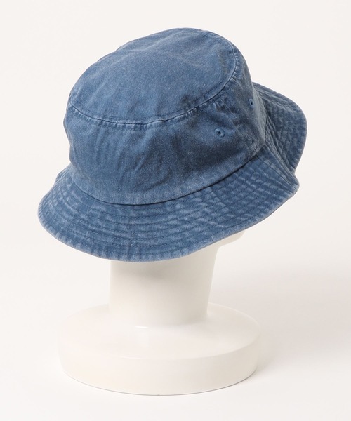 FRUIT OF THE LOOM（フルーツオブザルーム）の「【RS】【FRUIT OF THE LOOM】Pigment BUCKET HAT（ハット・メンズ・インディゴブルー/アイボリー/ブラウン/ベージュ/ブラック・FREE）」の7枚目の写真