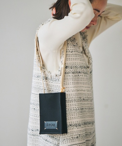 ROPE'（ロペ）の「【E'POR】GADGET Shoulder Mini【超軽量】（ショルダーバッグ・レディース・ベージュ/ブラック/クリーム・FREE）」の2枚目の写真