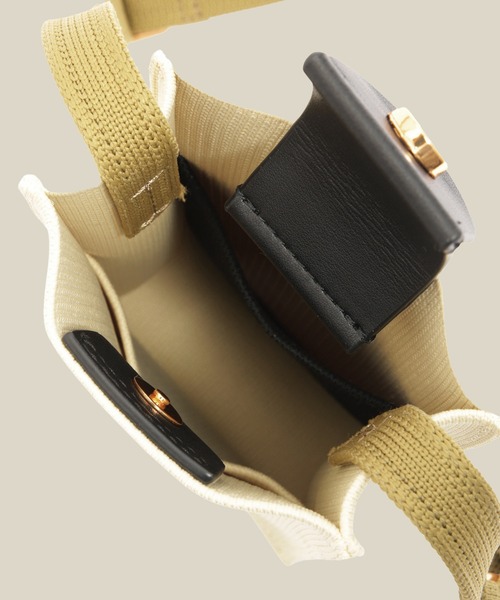 ROPE'（ロペ）の「【E'POR】GADGET Shoulder Mini【超軽量】（ショルダーバッグ・レディース・ベージュ/ブラック/クリーム・FREE）」の13枚目の写真