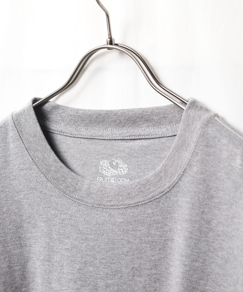 FRUIT OF THE LOOM(フルーツオブザルーム)の「【RS】【FRUIT OF THE LOOM】7oz HEAVY WEIGHT BIG T(Tシャツ/カットソー・レディース・ブラック/ホワイト/カーキ・LARGE/X-LARGE/MEDIUM)」の5枚目の写真