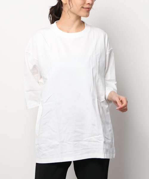 FRUIT OF THE LOOM(フルーツオブザルーム)の「【RS】【FRUIT OF THE LOOM】7oz HEAVY WEIGHT BIG T(Tシャツ/カットソー・レディース・ブラック/ホワイト/カーキ・LARGE/X-LARGE/MEDIUM)」の15枚目の写真