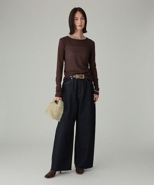 バレルレッグデニムパンツ（デニムパンツ）｜BABYLONE（バビロン）の