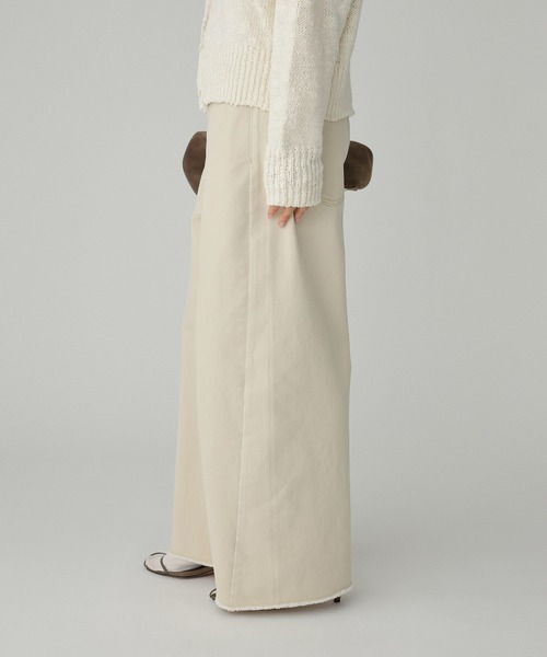 BABYLONE（バビロン）の「バレルレッグデニムパンツ（デニムパンツ・レディース・ブルー/ブラック/ネイビー/ダークブラウン/ベビーピンク/サンドベージュ・38inch/36inch/34inch）」の18枚目の写真