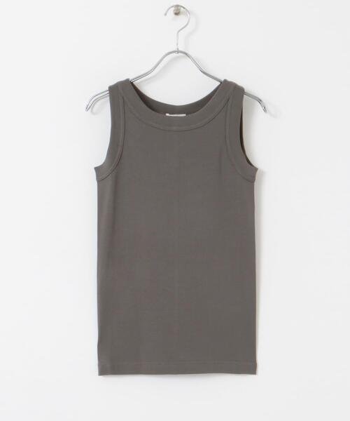 FORK&SPOON（フォークアンドスプーン）の「FORK&SPOON　フライスタンクトップ（タンクトップ・レディース・ブラック/オフホワイト/グレー・1）」の3枚目の写真