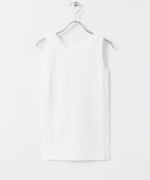 FORK&SPOON（フォークアンドスプーン）の「FORK&SPOON　フライスタンクトップ（タンクトップ・レディース・ブラック/オフホワイト/グレー・1）」の10枚目の写真
