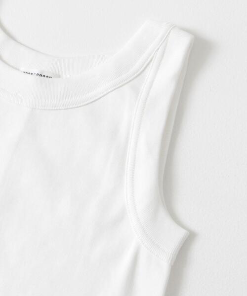 FORK&SPOON（フォークアンドスプーン）の「FORK&SPOON　フライスタンクトップ（タンクトップ・レディース・ブラック/オフホワイト/グレー・1）」の11枚目の写真