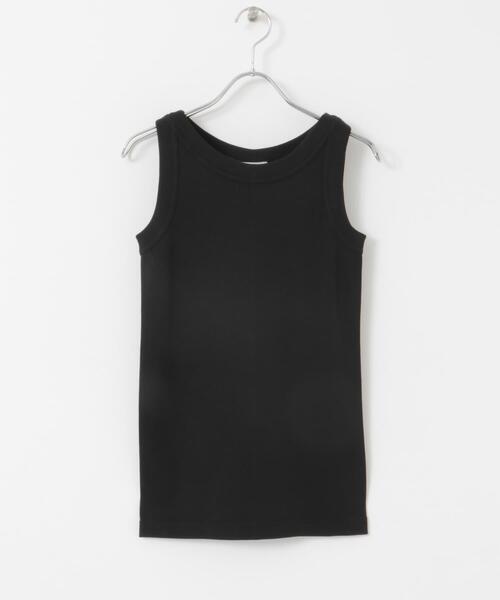 FORK&SPOON（フォークアンドスプーン）の「FORK&SPOON　フライスタンクトップ（タンクトップ・レディース・ブラック/オフホワイト/グレー・1）」の12枚目の写真
