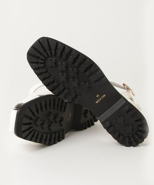 fredy emue（フレディエミュ）の「【atelier brugge/アトリエブルージュ】 グルカサンダル（サンダル・レディース・オフホワイト/ブラック・M/L）」の11枚目の写真