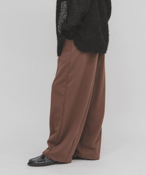 KBF（ケイビーエフ）の「カーブスウェットパンツ（その他パンツ・レディース・ネイビー/グレー/ブラック/ブラウン・ONE）」の16枚目の写真