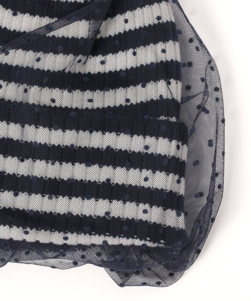 niko and...（ニコアンド）の「オリジナルチュールニットワッチ（ニットキャップ/ビーニー・レディース・マスタード/グレー/ネイビー・FREE）」の7枚目の写真