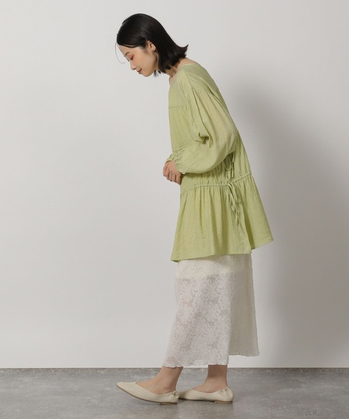 LAKOLE（ラコレ）の「2WAYドロストチュニック / 321405（チュニック・レディース・ミント/ブラック/オフホワイト・FREE）」の22枚目の写真