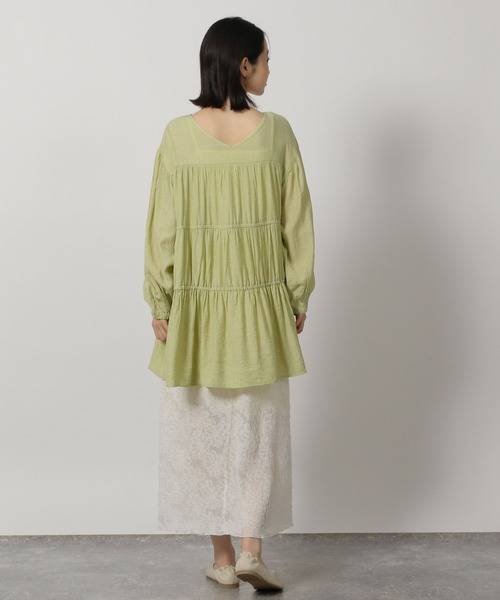 LAKOLE（ラコレ）の「2WAYドロストチュニック / 321405（チュニック・レディース・ミント/ブラック/オフホワイト・FREE）」の21枚目の写真