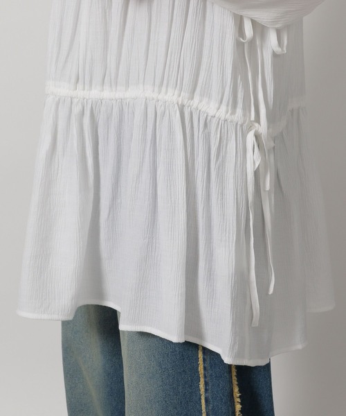 LAKOLE（ラコレ）の「2WAYドロストチュニック / 321405（チュニック・レディース・ミント/ブラック/オフホワイト・FREE）」の12枚目の写真