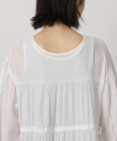 LAKOLE（ラコレ）の「2WAYドロストチュニック / 321405（チュニック・レディース・ミント/ブラック/オフホワイト・FREE）」の11枚目の写真