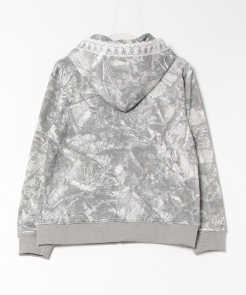FCMM(エフシーエムエム)の「【日本限定】REALTREE ZIP UP / リアルツリージップアップフーディ(パーカー・レディース・グレー/ピンク・SMALL/MEDIUM)」の5枚目の写真