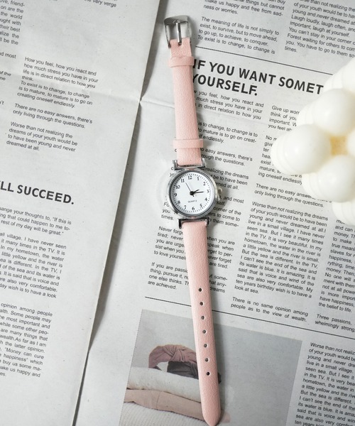 セール】【 Port / ポート 】 シンプル カラー ベルト ウォッチ