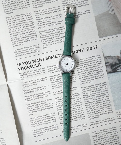 セール】【 Port / ポート 】 シンプル カラー ベルト ウォッチ