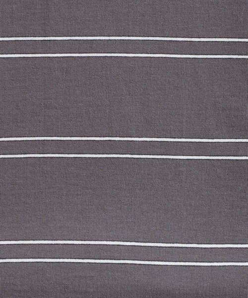 Perushu(ペルーシュ)の「2way border long tshirt 2way ボーダーロンT(Tシャツ/カットソー・メンズ・ベージュ/ブルー/チャコールグレー・LARGE/MEDIUM)」の21枚目の写真