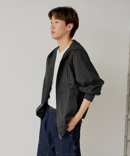 WHIMSIC(ウィムジック)の「【WHIMSIC】チェックジップフーディシャツ(その他アウター・レディース・ブラック/ピンク/ベージュ/ネイビー・FREE)」の12枚目の写真