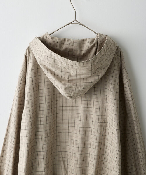 WHIMSIC チェックジップフーディシャツ セール】【WHIMSIC】チェックジップフーディシャツ（その他